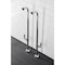 Aqua Vintage AE810S1DKL Freestanding Tub Supply Line, Polished Chrome AE810S1DKL - alternate 2